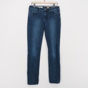 Pilcro And The Letterpress Stet Jeans Womens 27 Blue Skinny Mid Rise Stretch